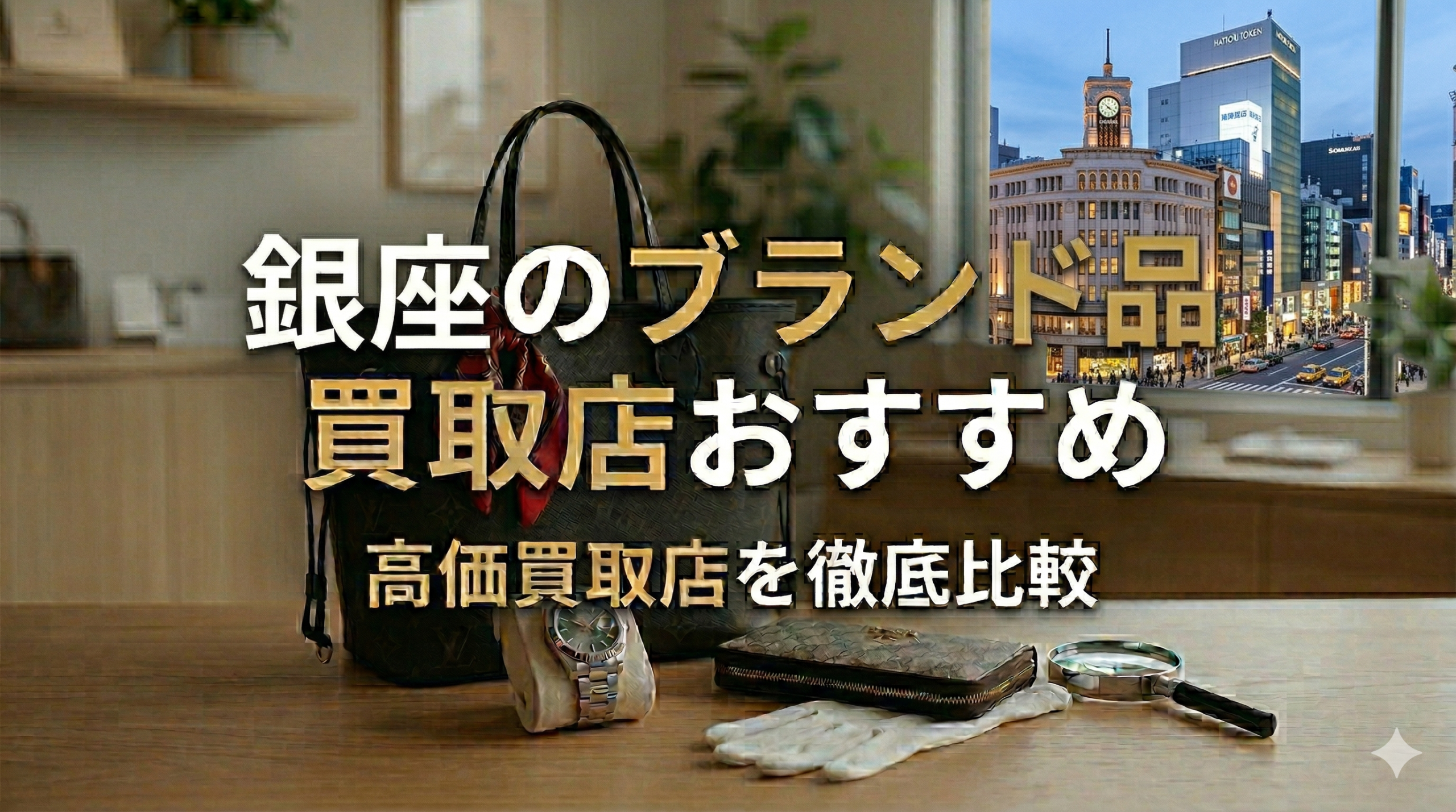銀座でブランド品が高く売れる買取専門店一覧｜高価査定を狙うならココ 